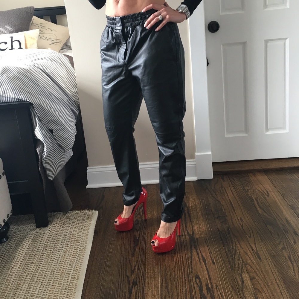 Leather pants